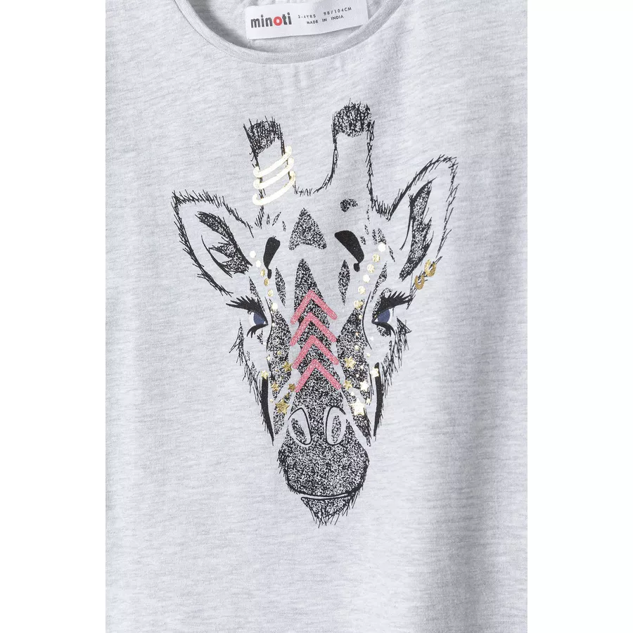 MINOTI T-Shirt Grau Meliert
