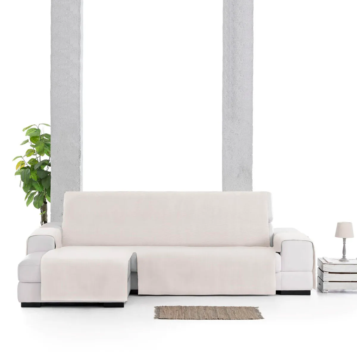 Eysa LEVANTE Blanc - Housse pour chaise longue