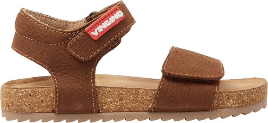 VINGINO Xavi suède sandalen cognac Bruin Jongens Suede Effen 28