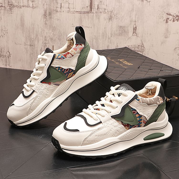 Mr Ozera - Platform Paneel Sneakers