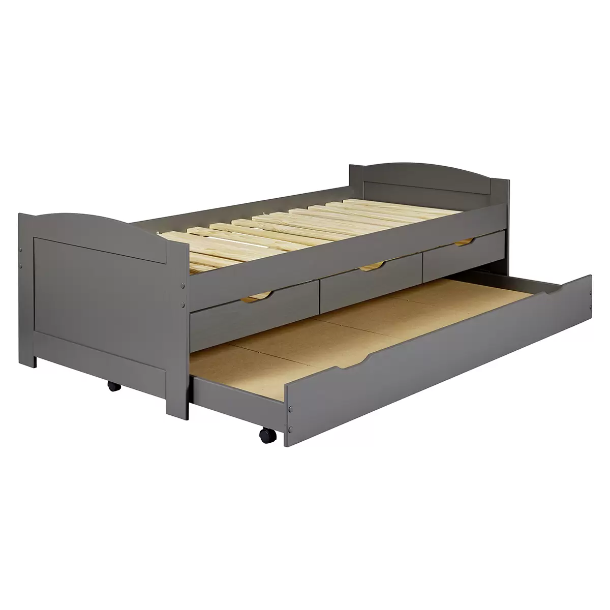 Funktionsbett Lena 90x200 Grau