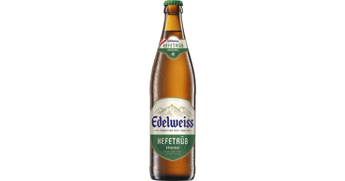 Edelweiss Weißbier Hefetrüb 0,5 Liter (Mehrweg)