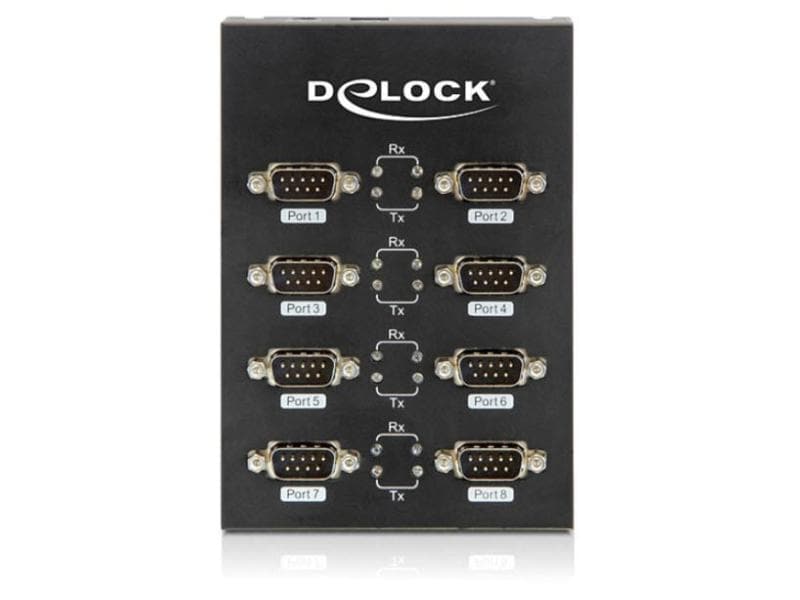 Delock Serial-Adapter 61860 USB-zu-RS-232-Adapter für acht serielle Geräte an einem USB-Port