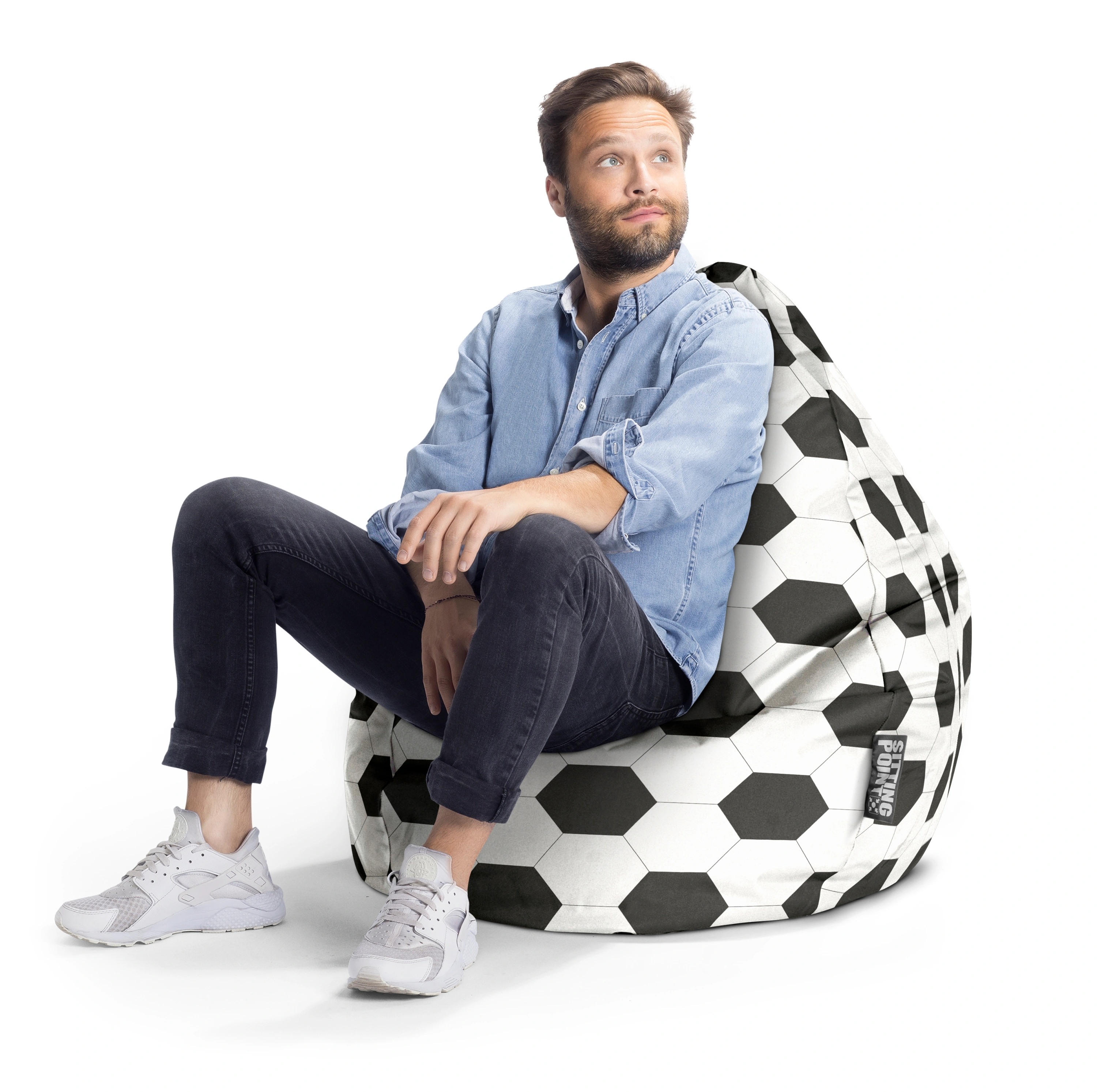 Sitzsack Fussball BigBag XL