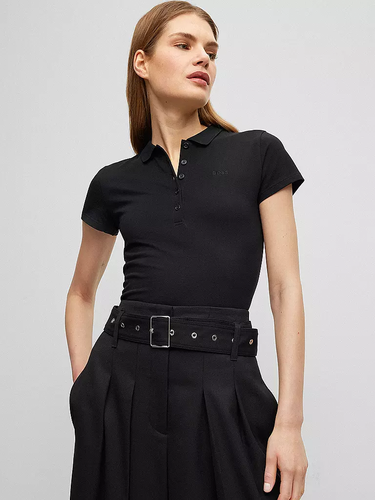 BOSS Poloshirt schwarz