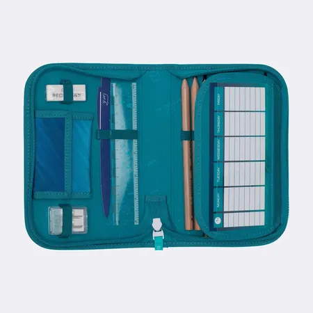 Beckmann Federmappe mit Inhalt, Racing