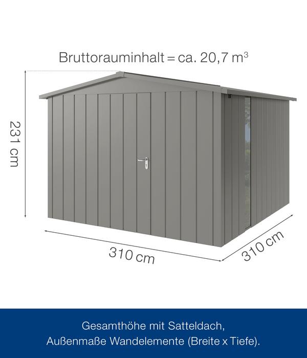 Hörmann Metallgerätehaus Juno JSD14 M-Sk