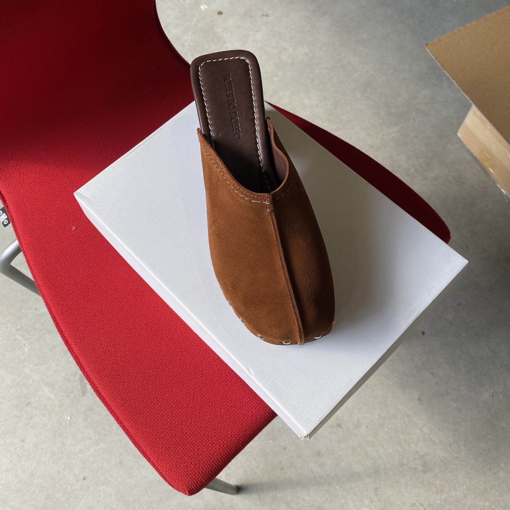 Roberto Rosso - Clogs Suede Brown