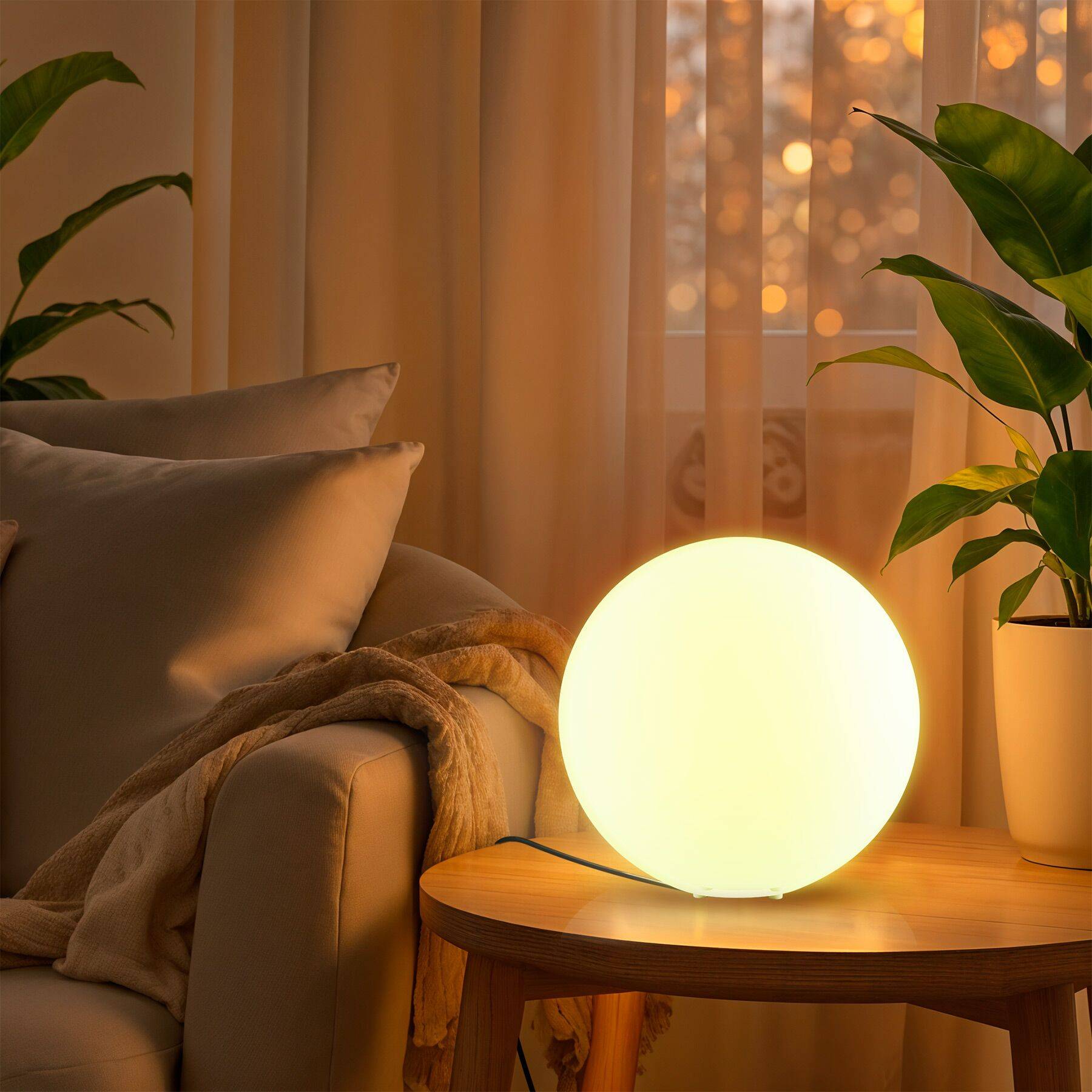 Kugelleuchte Luminous Globe, LED, mit Fernbedienung