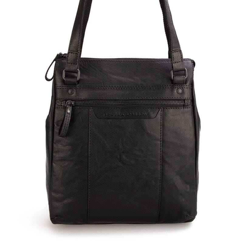 Spikes & Sparrow Bronco Chicago Backpack / Shoulderbag Black