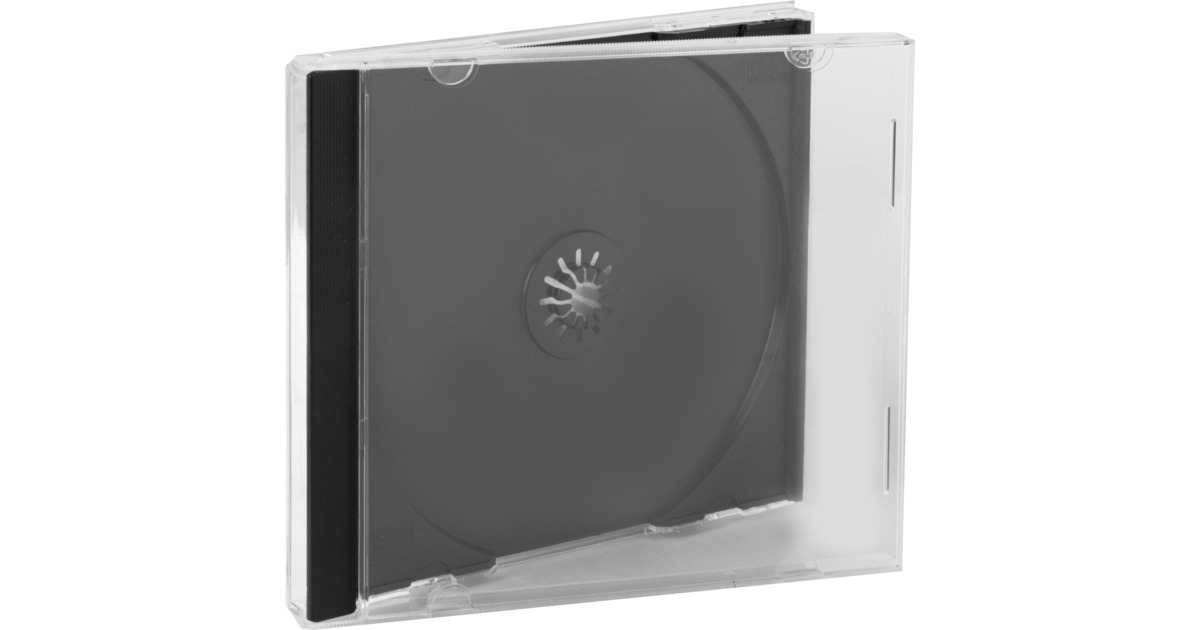 MediaRangeJewelcase Single black tray sleeve  (100 stuks, Retail)