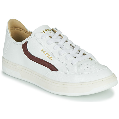 Superdry - BASKET LUX LOW TRAINER - Blanc