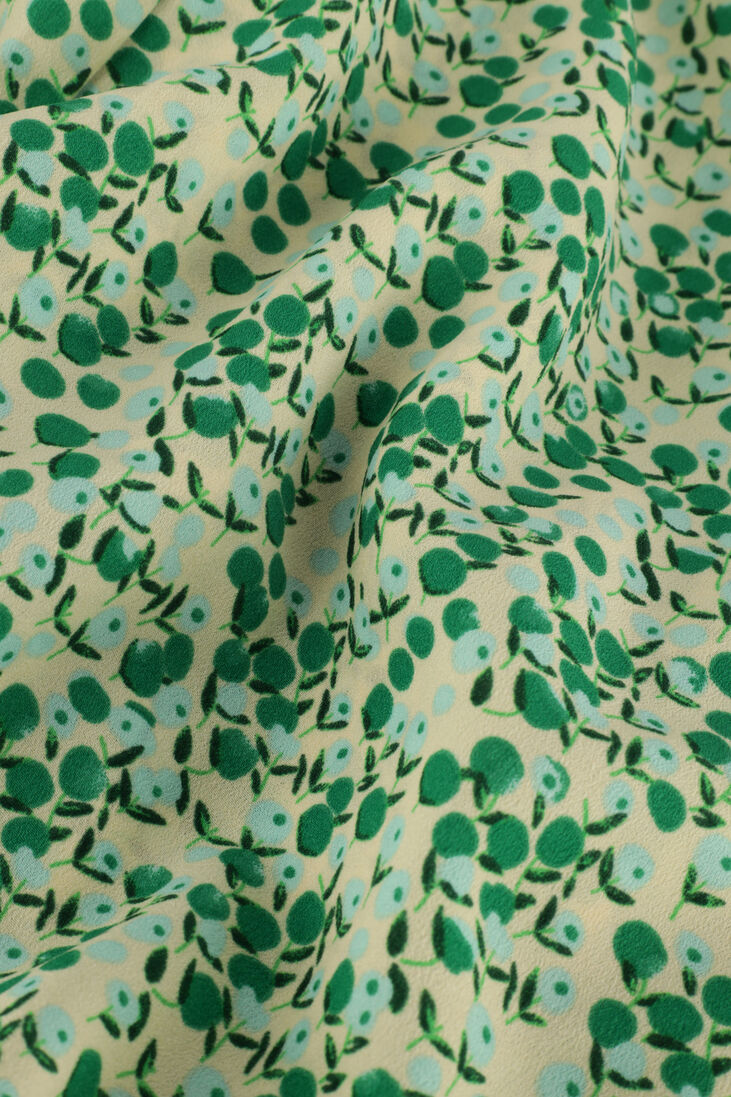 CO\\'COUTURE groene co'couture midi jurk perry volume dress