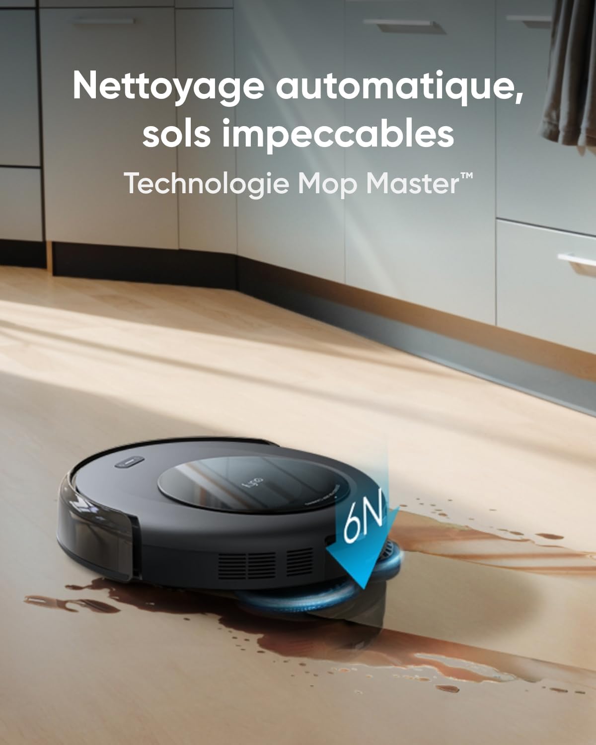 eufy Saugroboter Omni C20 mit All-in-One-Station, Auto-Entleerung, Auto-Wasch- und Trocknungsfunktion mit Wischfunktion (Generalüberholt)