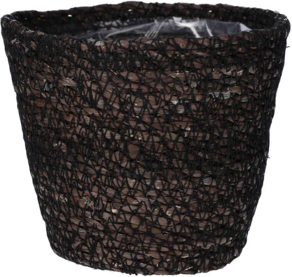 Duif plantenmand Roan zwart D 18,5 H 16 cm
