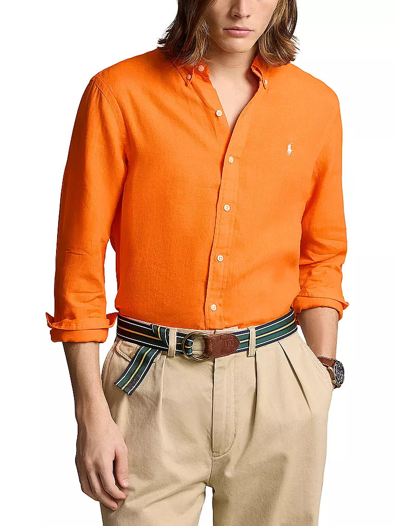 POLO RALPH LAUREN Leinenhemd orange