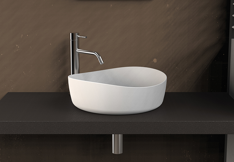 SSI Design Solid Harmony waskom 40x13cm mat wit