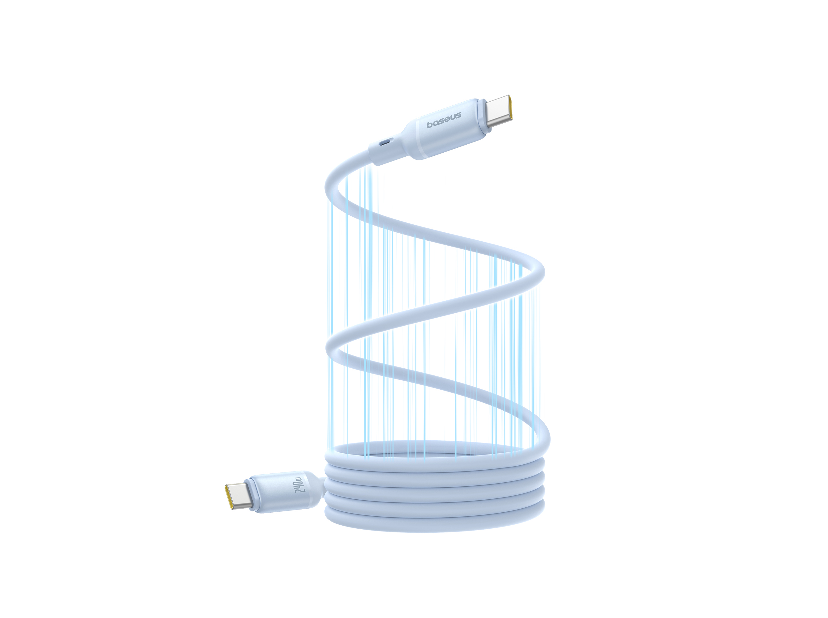 CABO MAGNETICO BASEUS GALAXY BLUE PICOGO USB-C/USB-C