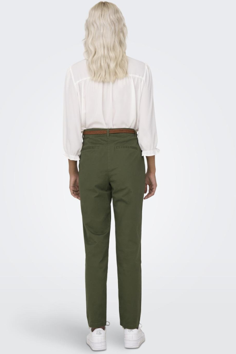 Jacqueline de Yong groene dames broek