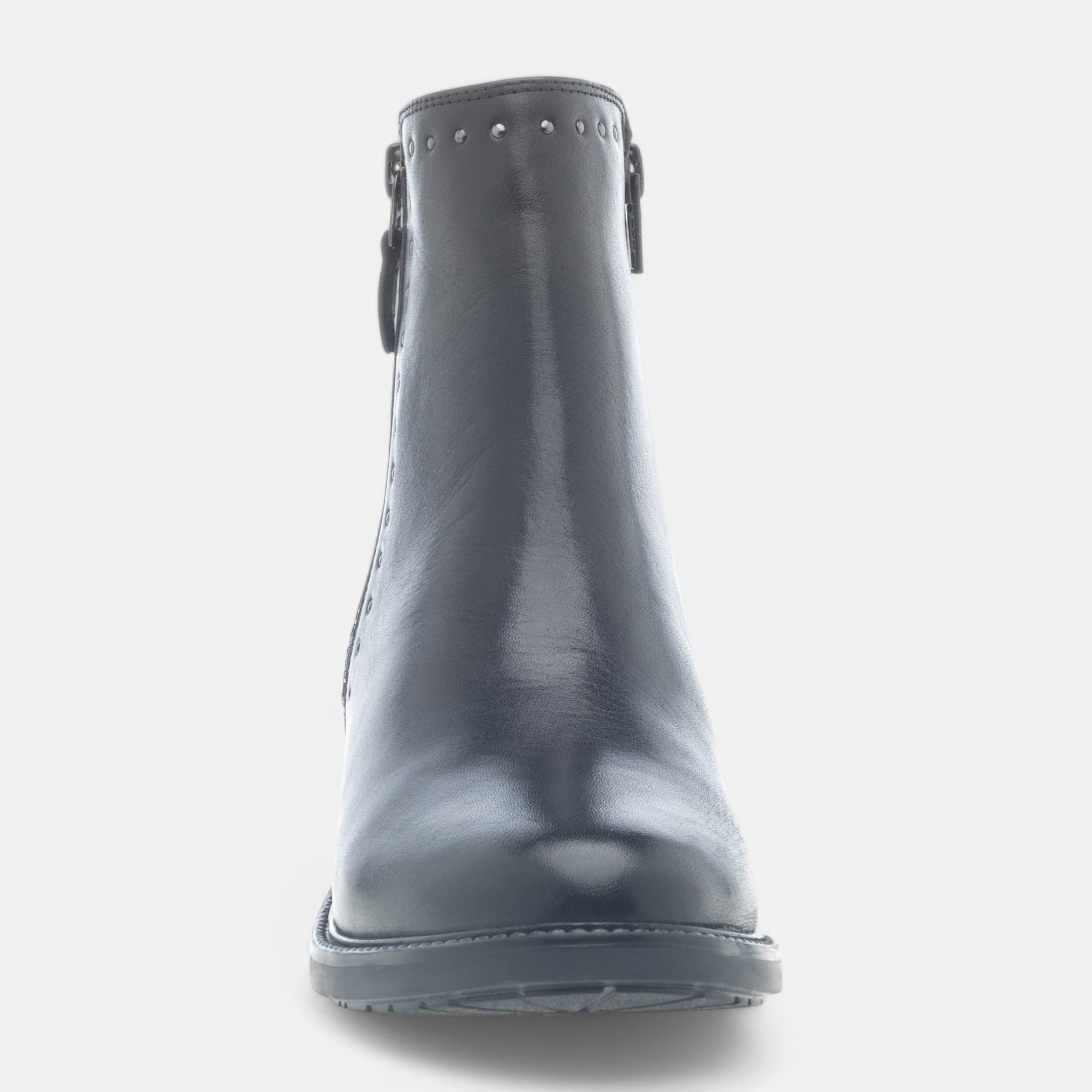 Bottines Femme en cuir noir