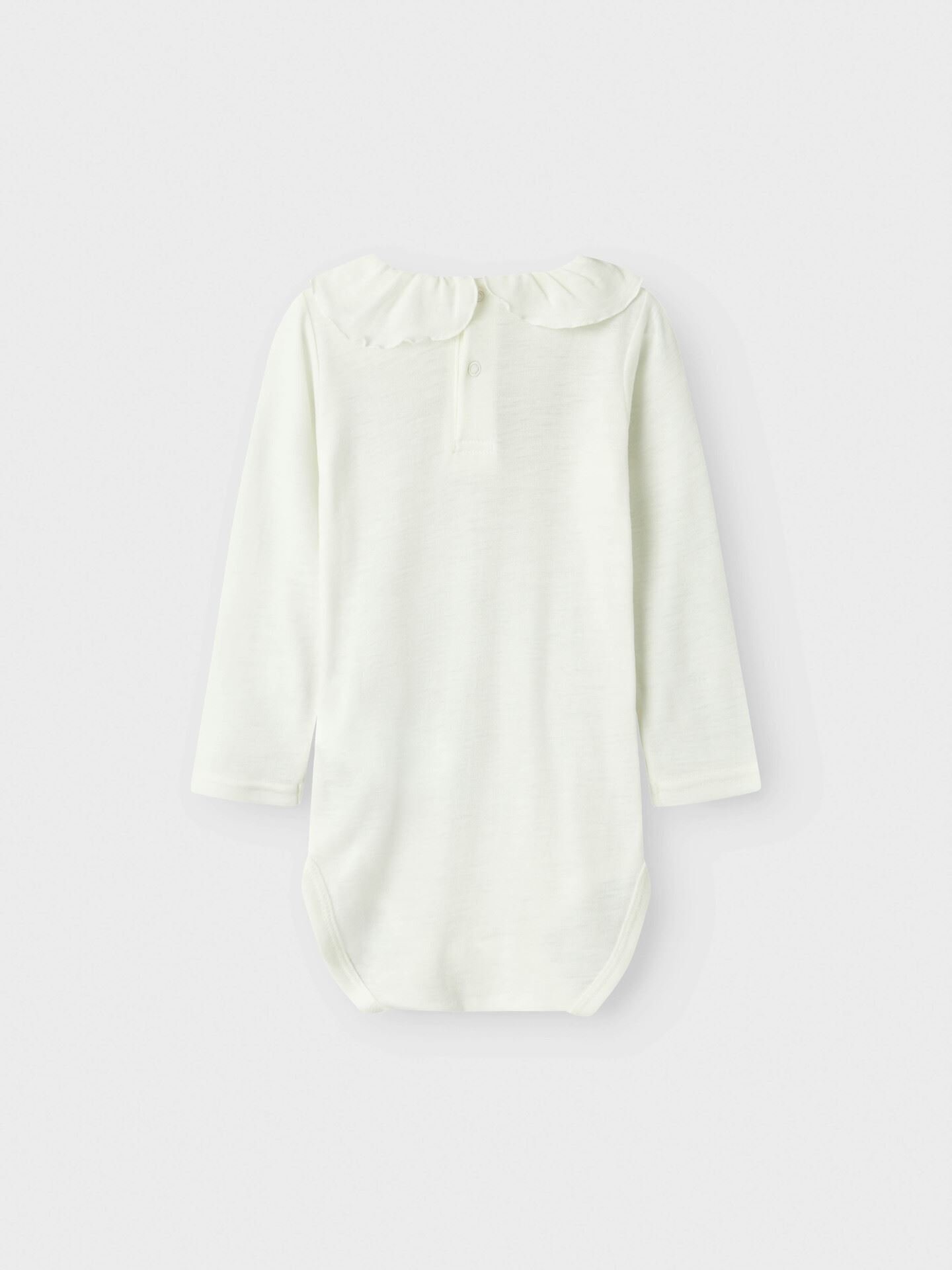 Wang Wool Rib Long Sleeve Body W/Collar