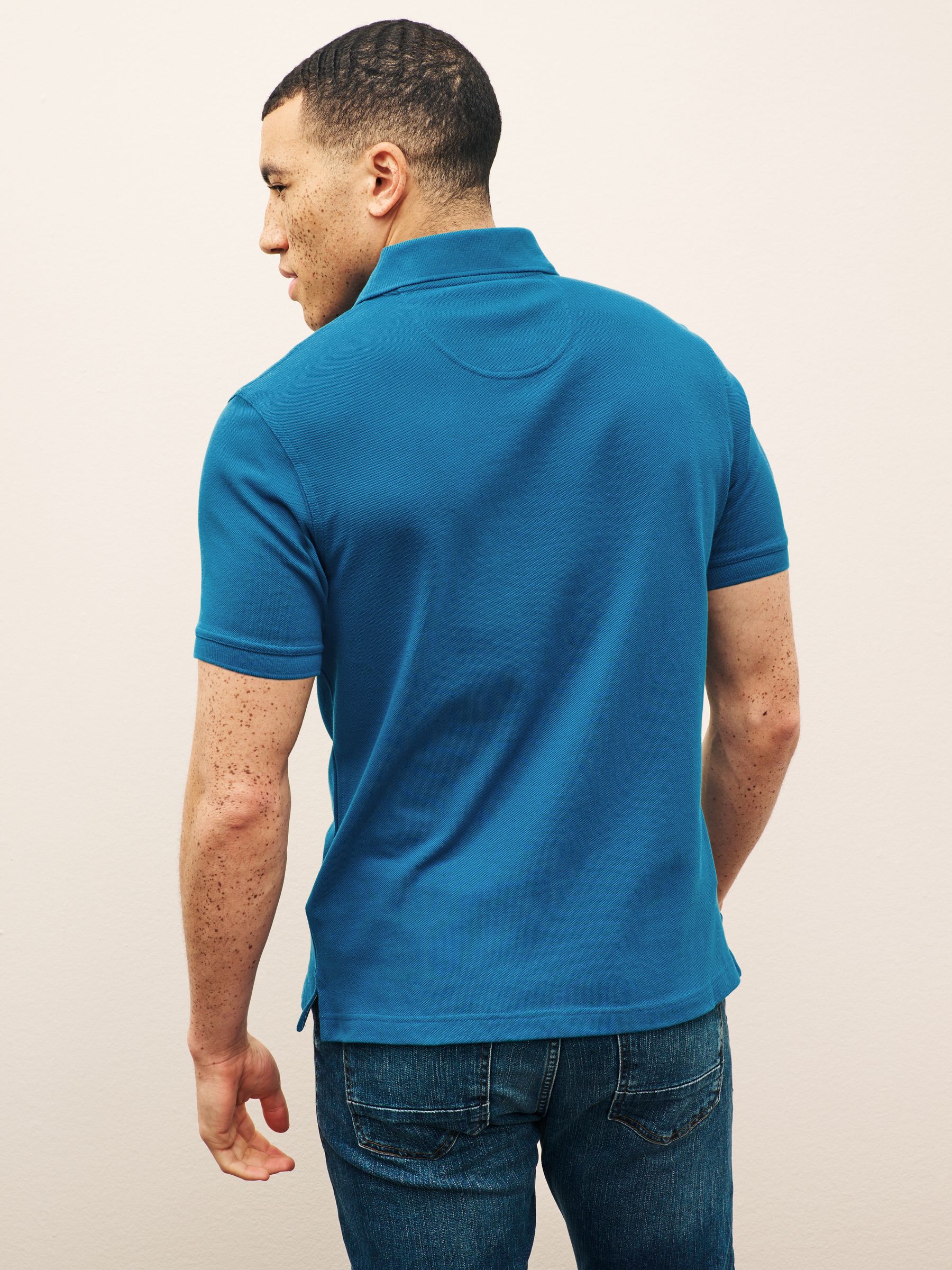 Lyons blauw - Barbour® Classic poloshirt