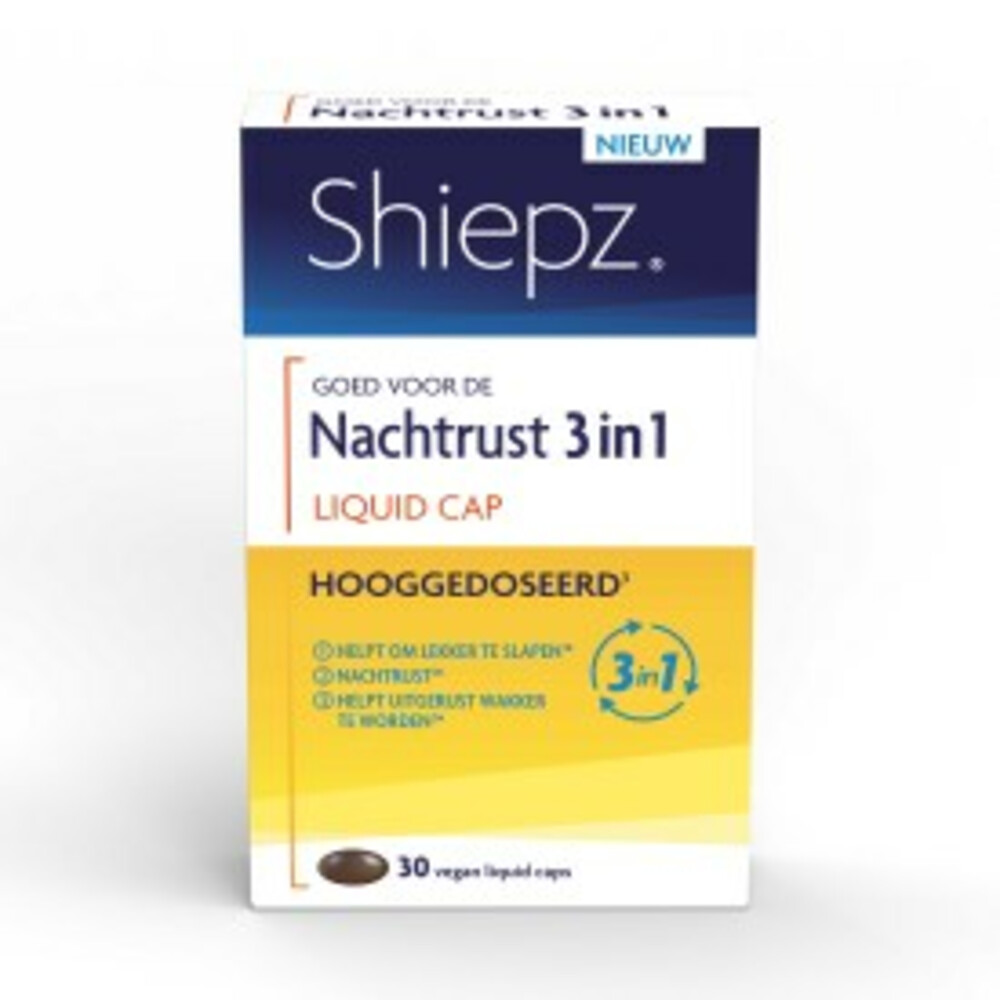 Shiepz Nachtrust 3 in 1 Hooggedoseerd30 capsules