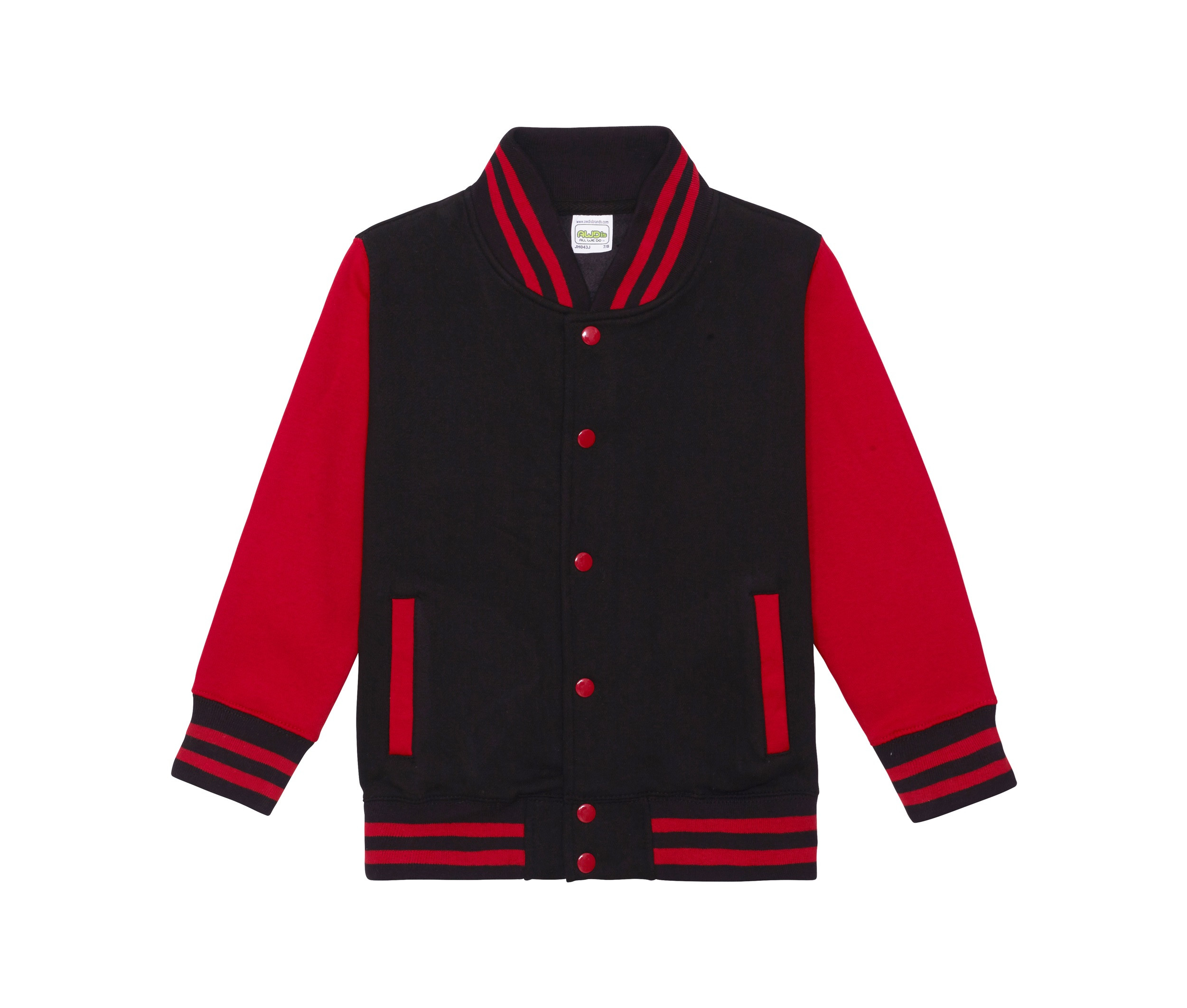 AWDIS JUST HOODS JH043J - Sweat Baseball Enfant