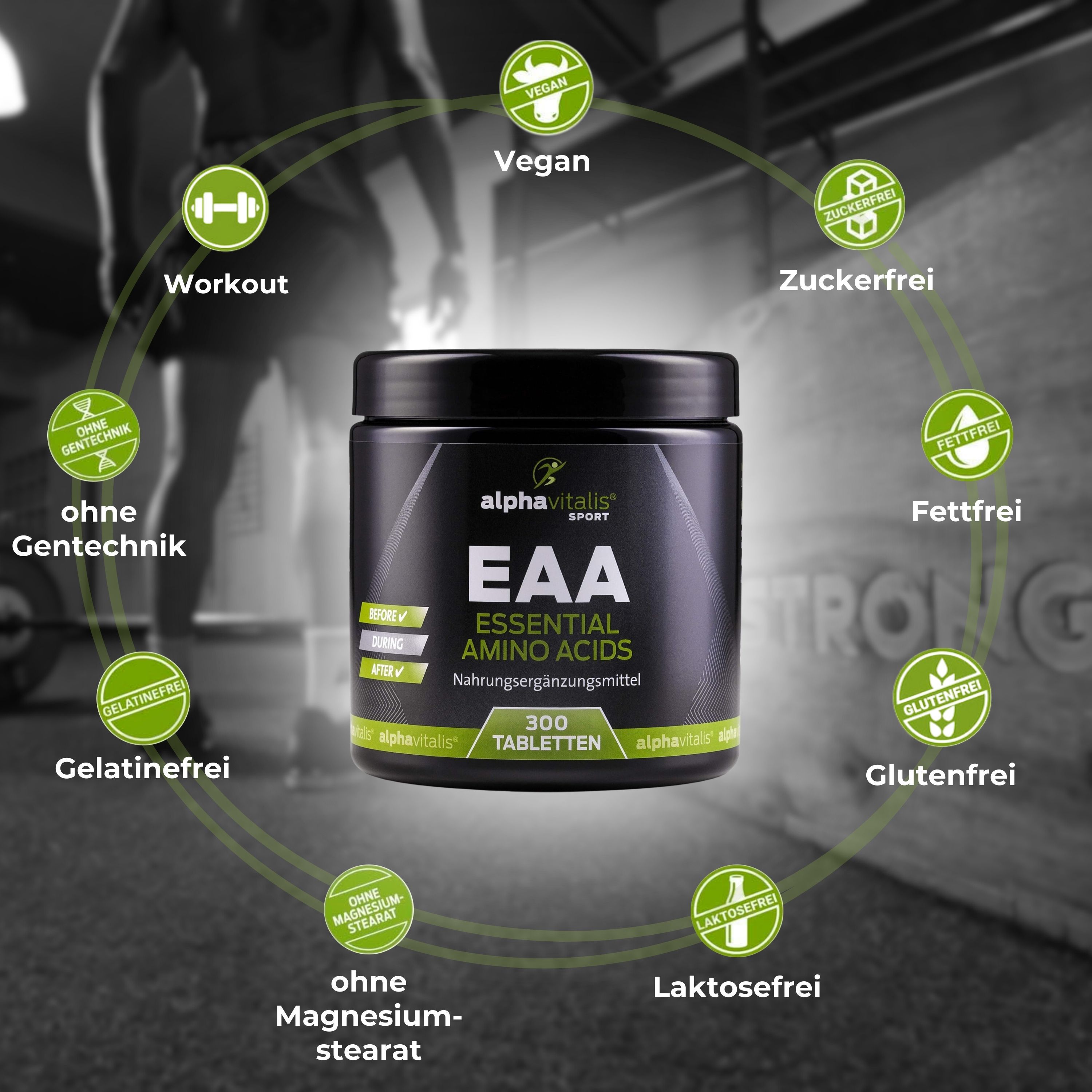 Alphavitalis® EAA Tabletten vegan - Essentielle Aminosäuren