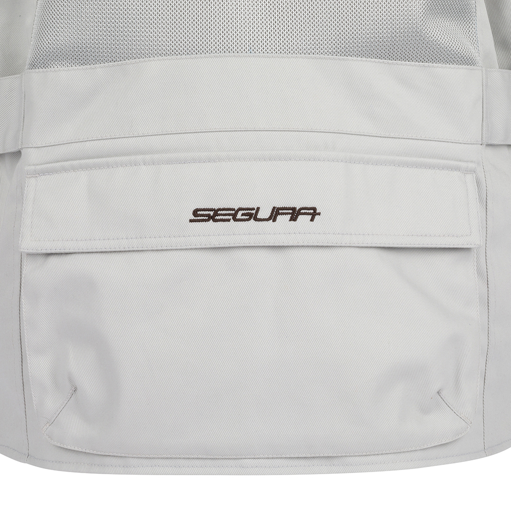 Segura - Blouson Mojo Gris Clair / Marron