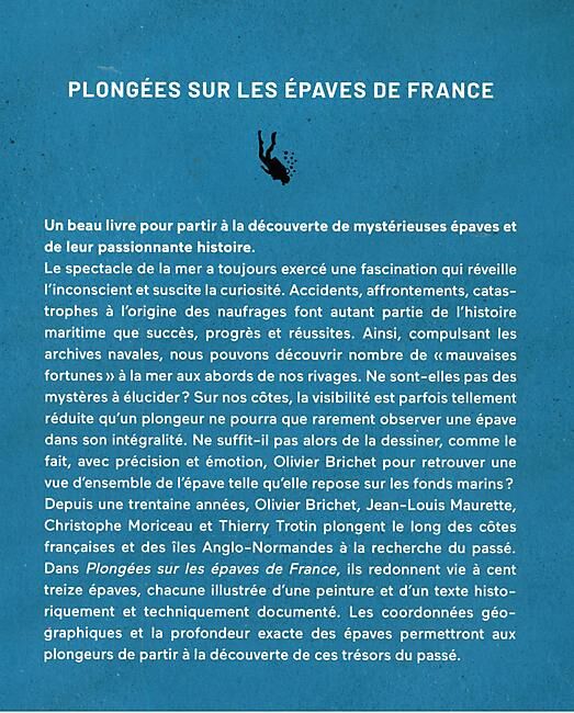 GLENAT - PLONGEES SUR LES EPAVES DE FRANCE