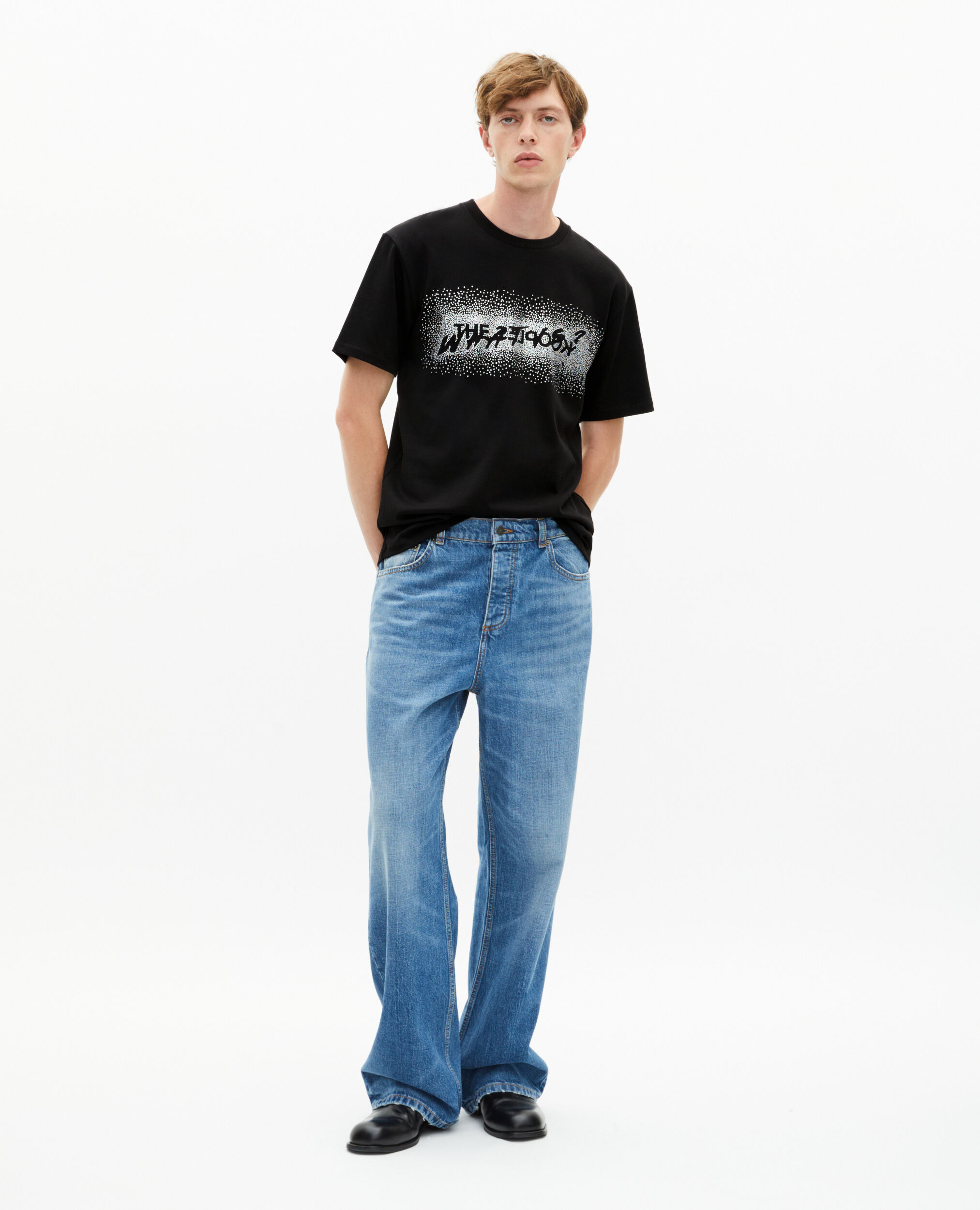T-shirt What is à strass noir