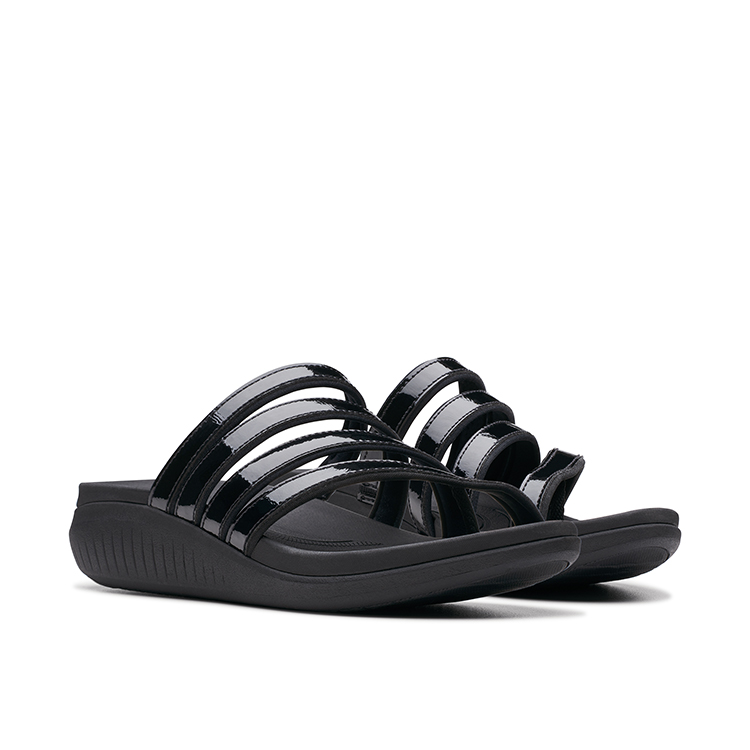 Clarks Glide Hi Iris | NOIR VERNI