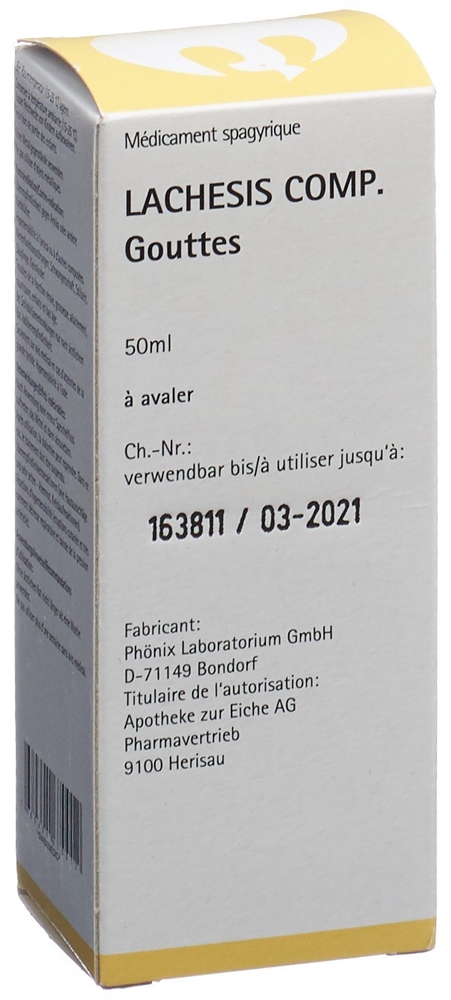 PHOENIX Lachesis comp<br>50 ml, Tropfen zum Einnehmen, Flüssigkeit, spag