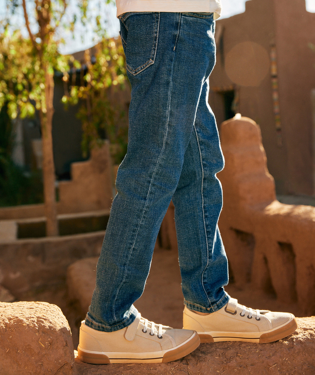 JEAN REGULAR GARÇON EN DENIM LOW IMPACT