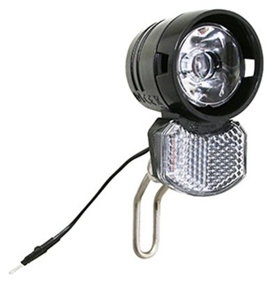 ECLAIRAGE VELO A DYNAMO AV SUR FOURCHE AXA ECOLINE A LED 15LUX 2.4W NOIR