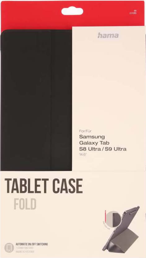 Hama tablet-etui til Galaxy Tab S9 Ultra (sort)