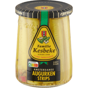 Kesbeke Amsterdamse Augurken Strips 495 g