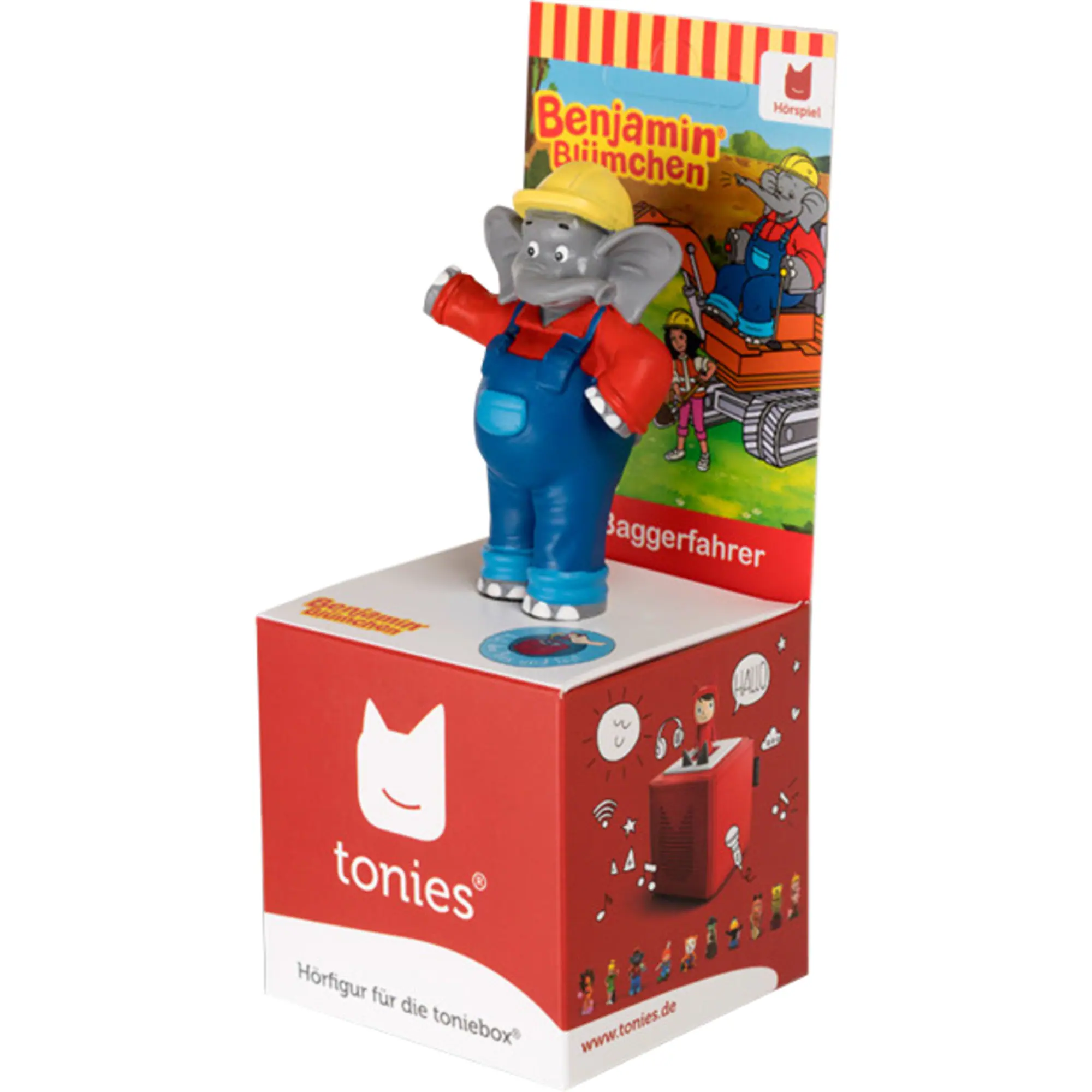 Tonies Spielfigur Benjamin als Baggerfahrer