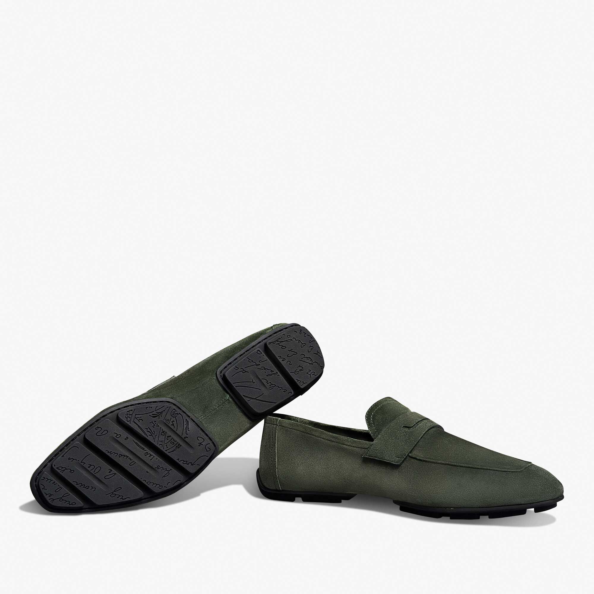 Mocassin Lorenzo Drive En Cuir Camoscio
