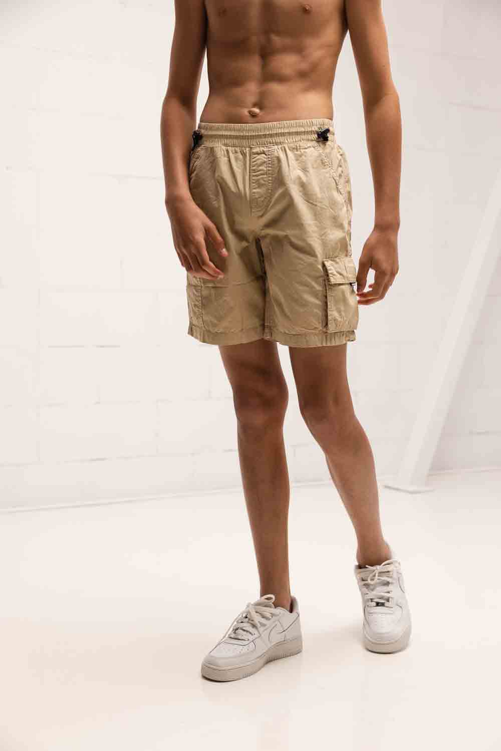 Vingino Raslo Korte Cargo Broek Kids Beige