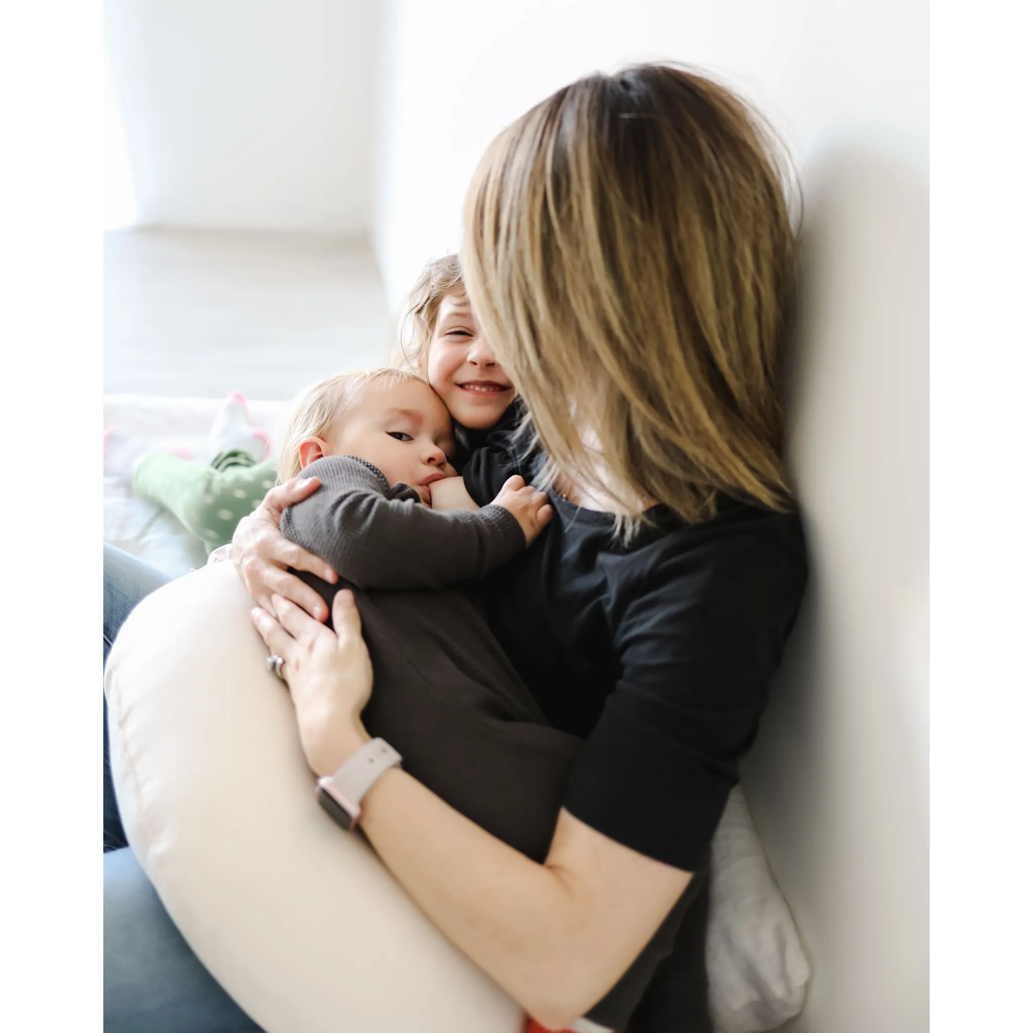 Snuggle me Coussin d'Allaitement Organique - Naturel