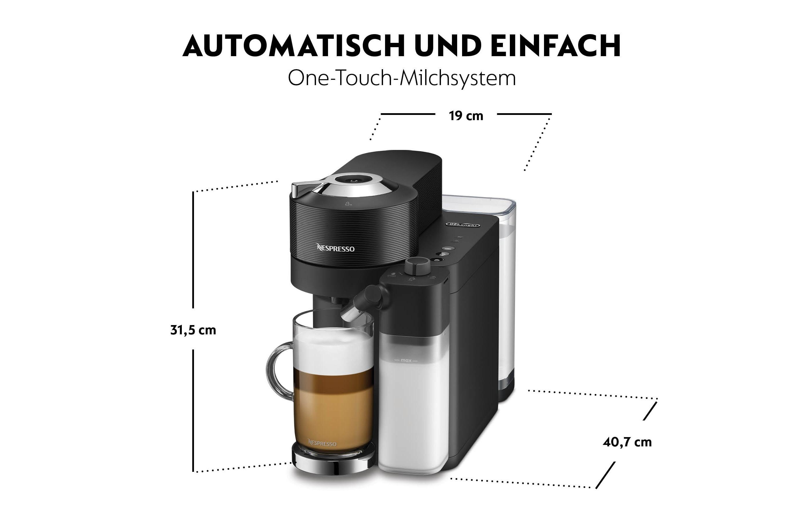 Kaffeemaschine Nespresso Vertuo Lattissima ENV300.B Schwarz<br>Kaffeemaschine