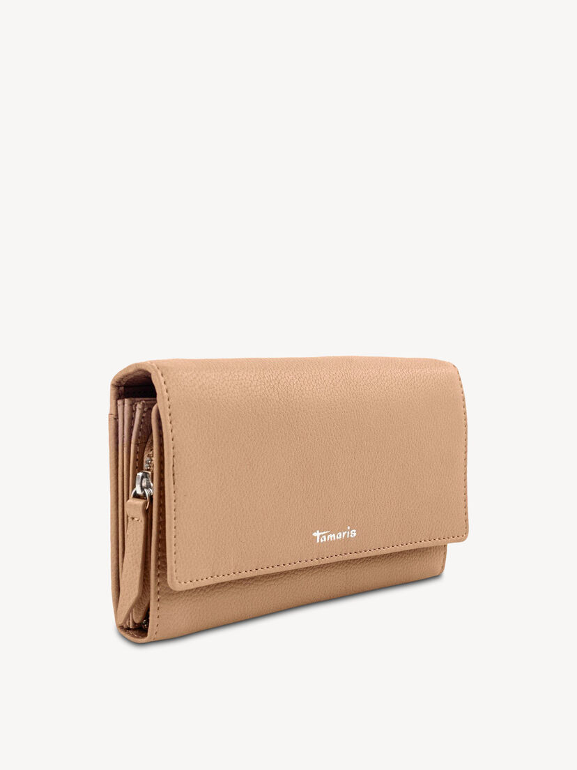 Leren Portemonnee - beige