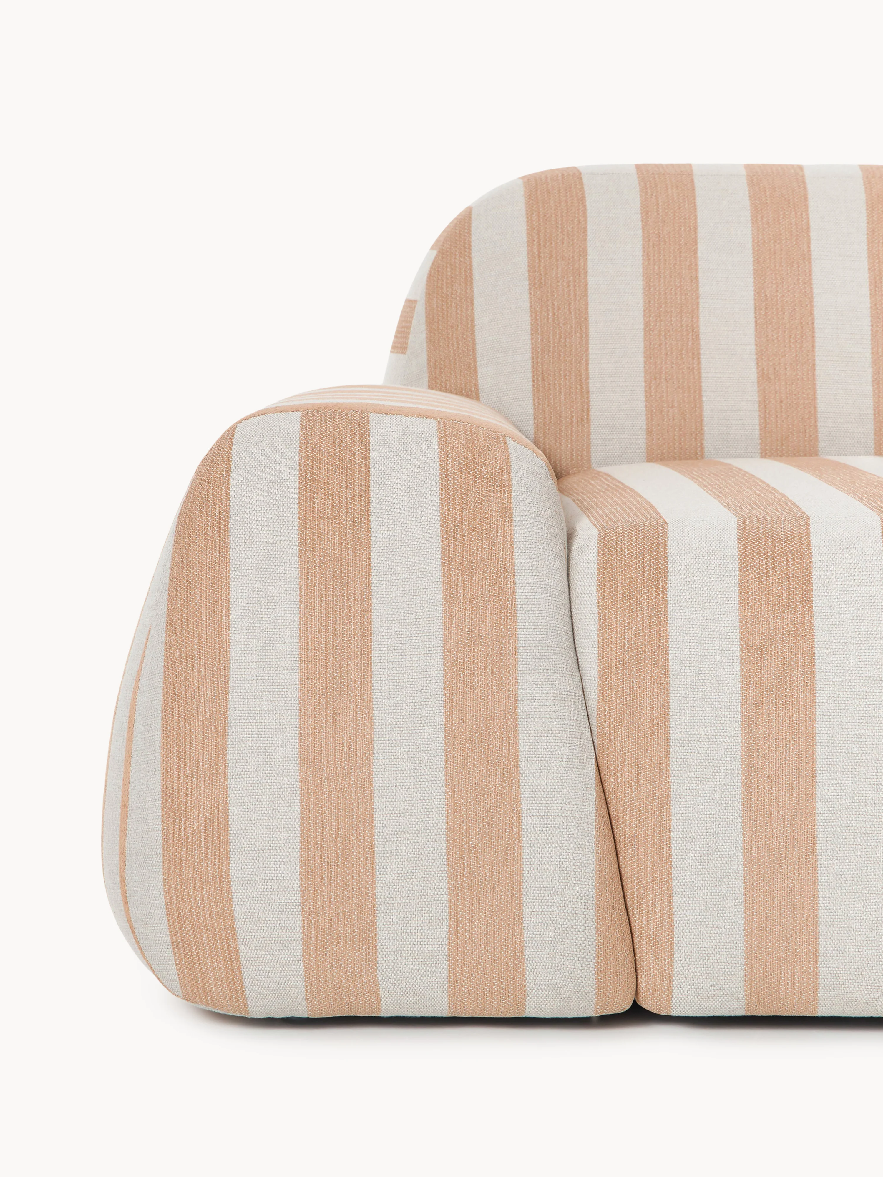 Gestreepte loungefauteuil Wolke
