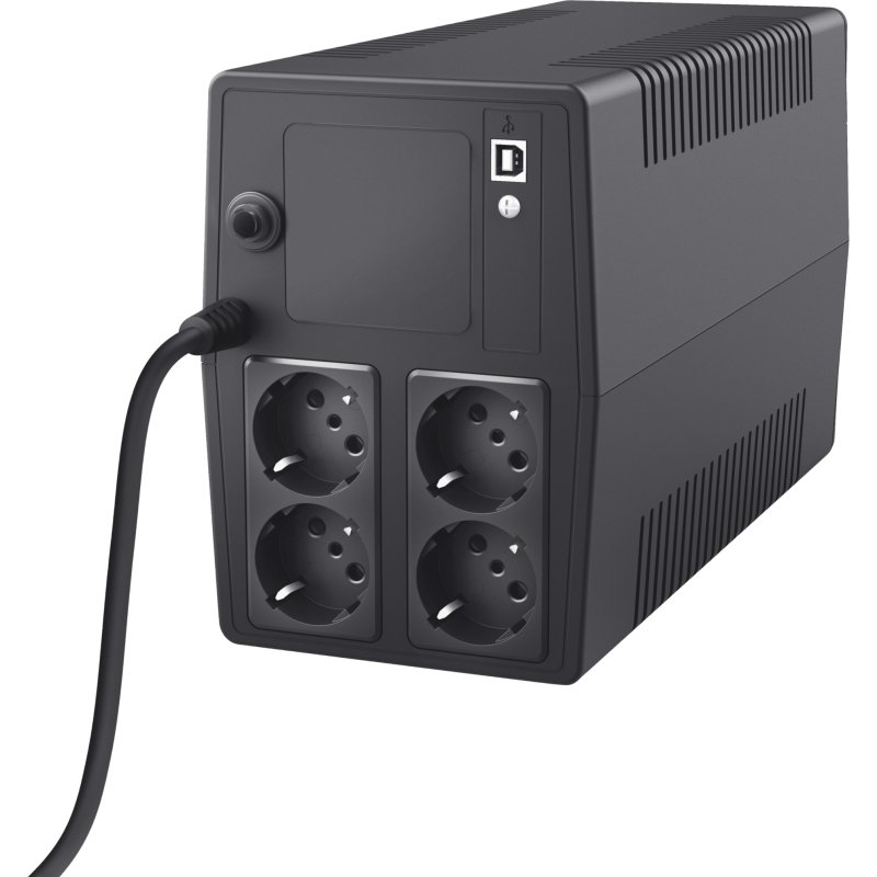 Trust Paxxon alimentation d'énergie non interruptible 1 kVA 600 W 4 sortie(s) CA
