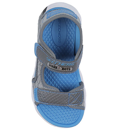 Skechers Sandalen m. Light - Creature-Splash - Anthrazit Blue