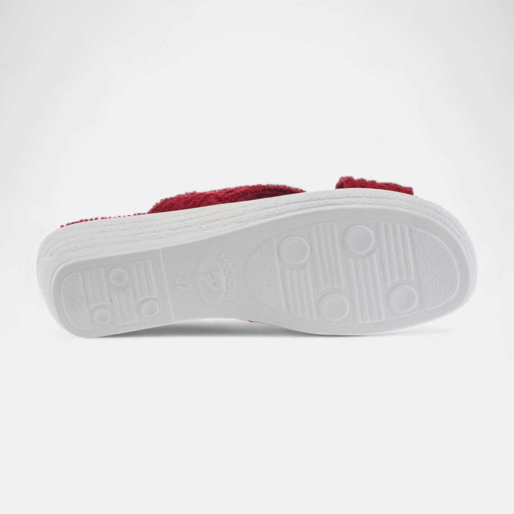 Pantoufles mules Femme rouge