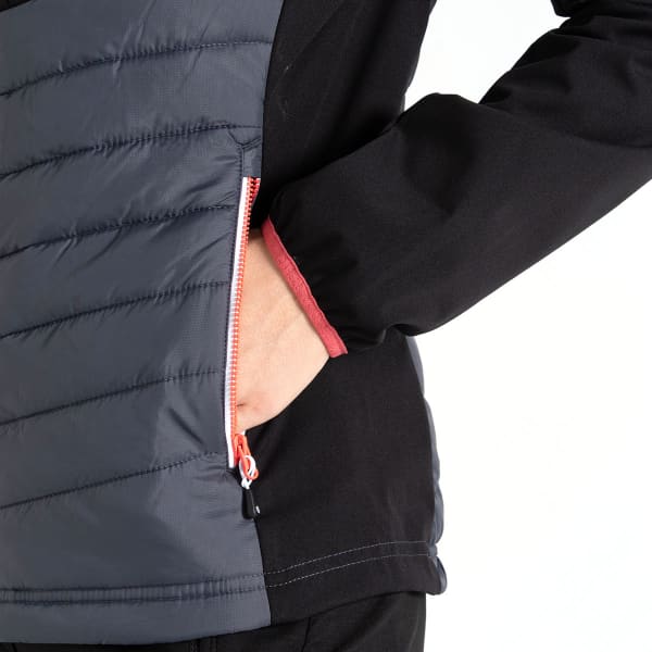 Doudoune randonnée DARE 2B LEXAN HYBRID BLACK/EBONY