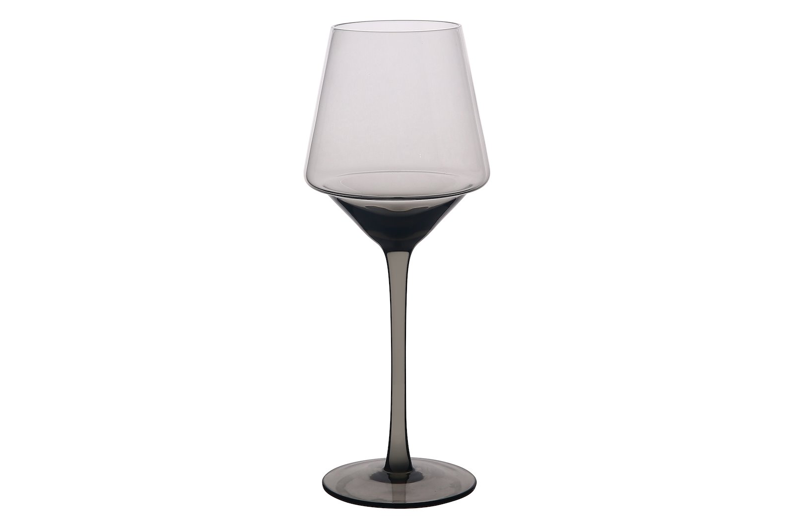 Aura vinglass 2pk Grått glass Ø9,2 H23,1 cm